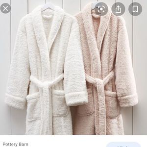 Pottery barn sherpa bathrobe
